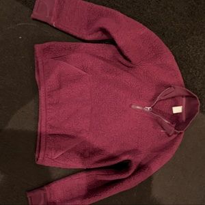 Girls Fuzzy Quater Zip Up